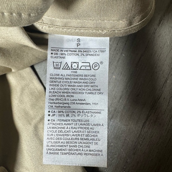 NWT Banana Republic Men's Beige Shirt Jacket - Picture 4 of 4